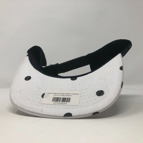 Staples Snapback Hat Streetwear Polka Dots - Picture 6 of 7